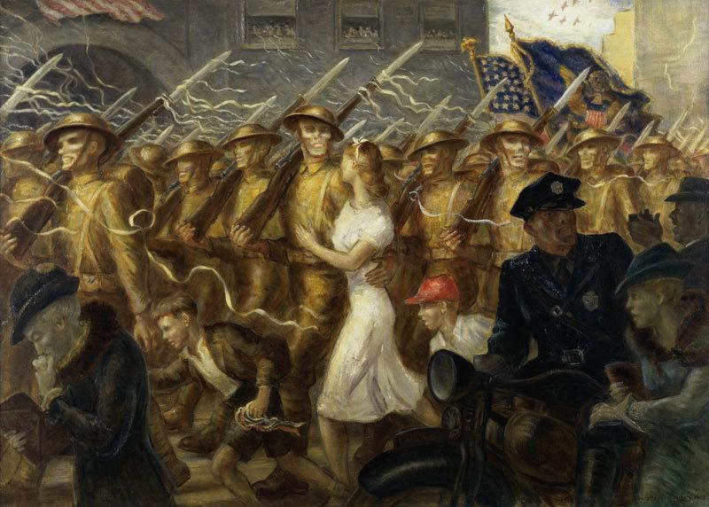 Brushes With War　第一次世界大戦　戦争絵画 第一次世界大戦1914-1918（大戦14-18）。1916年7月13日、14日に