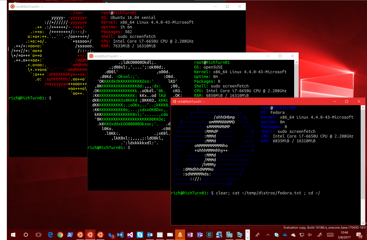 Linuxの画面