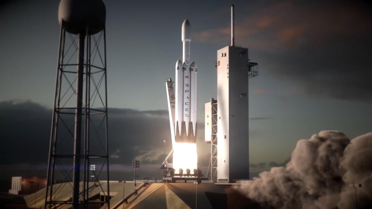 Falcon Heavyの打ち上げイメージ