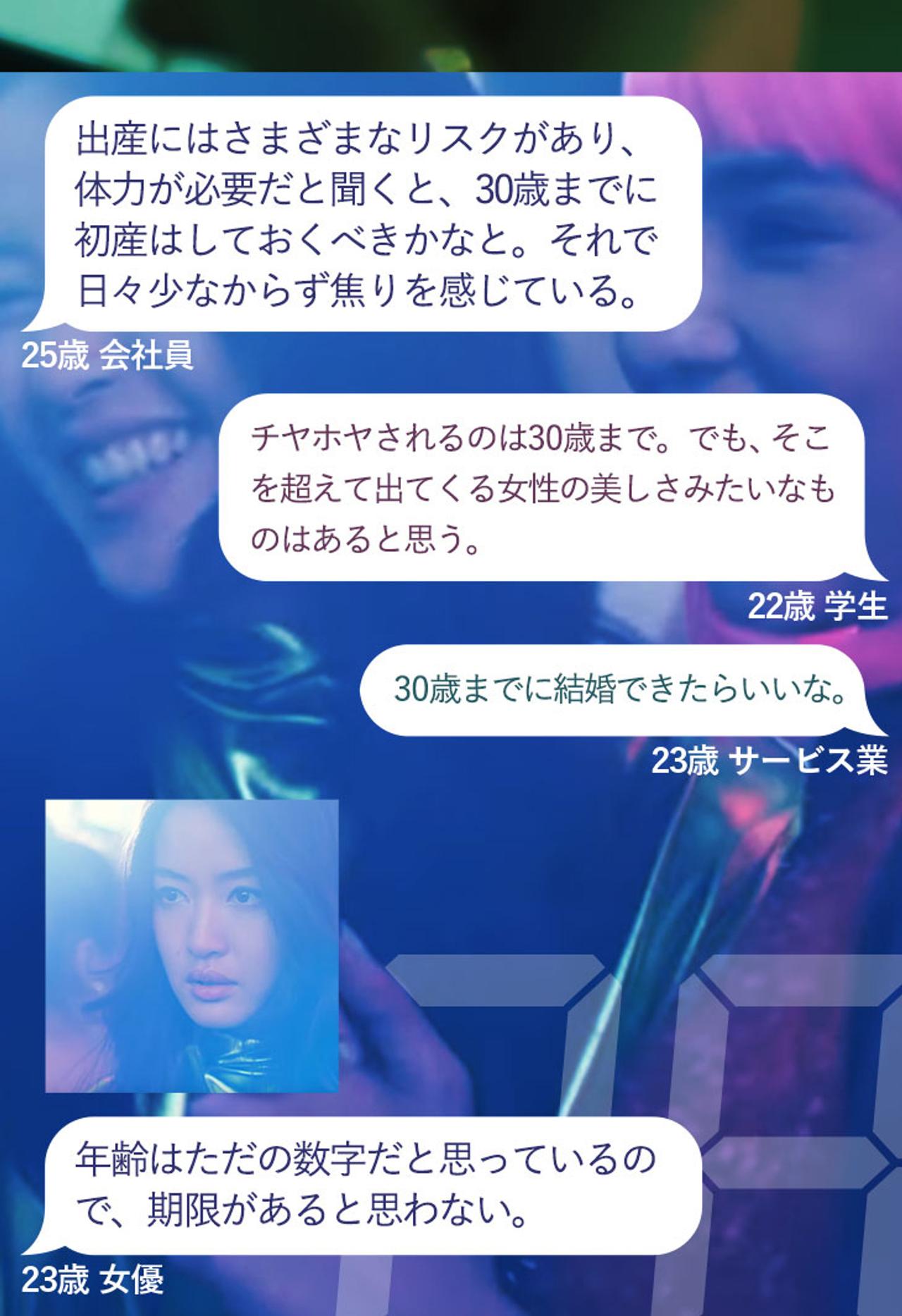 年齢はただの数字だと思っているので、期限があるとは思わない