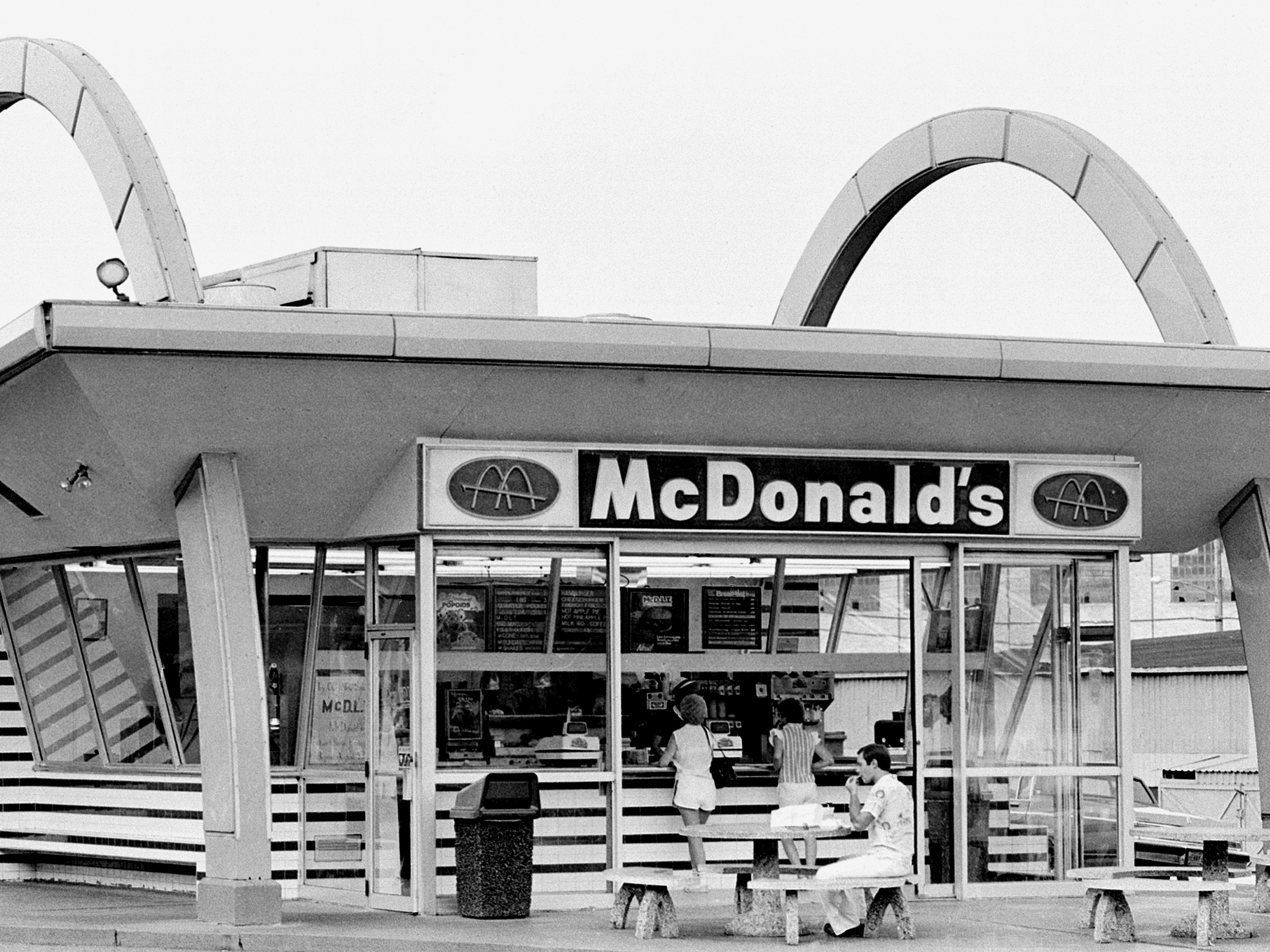 マクドナルドの昔の店舗