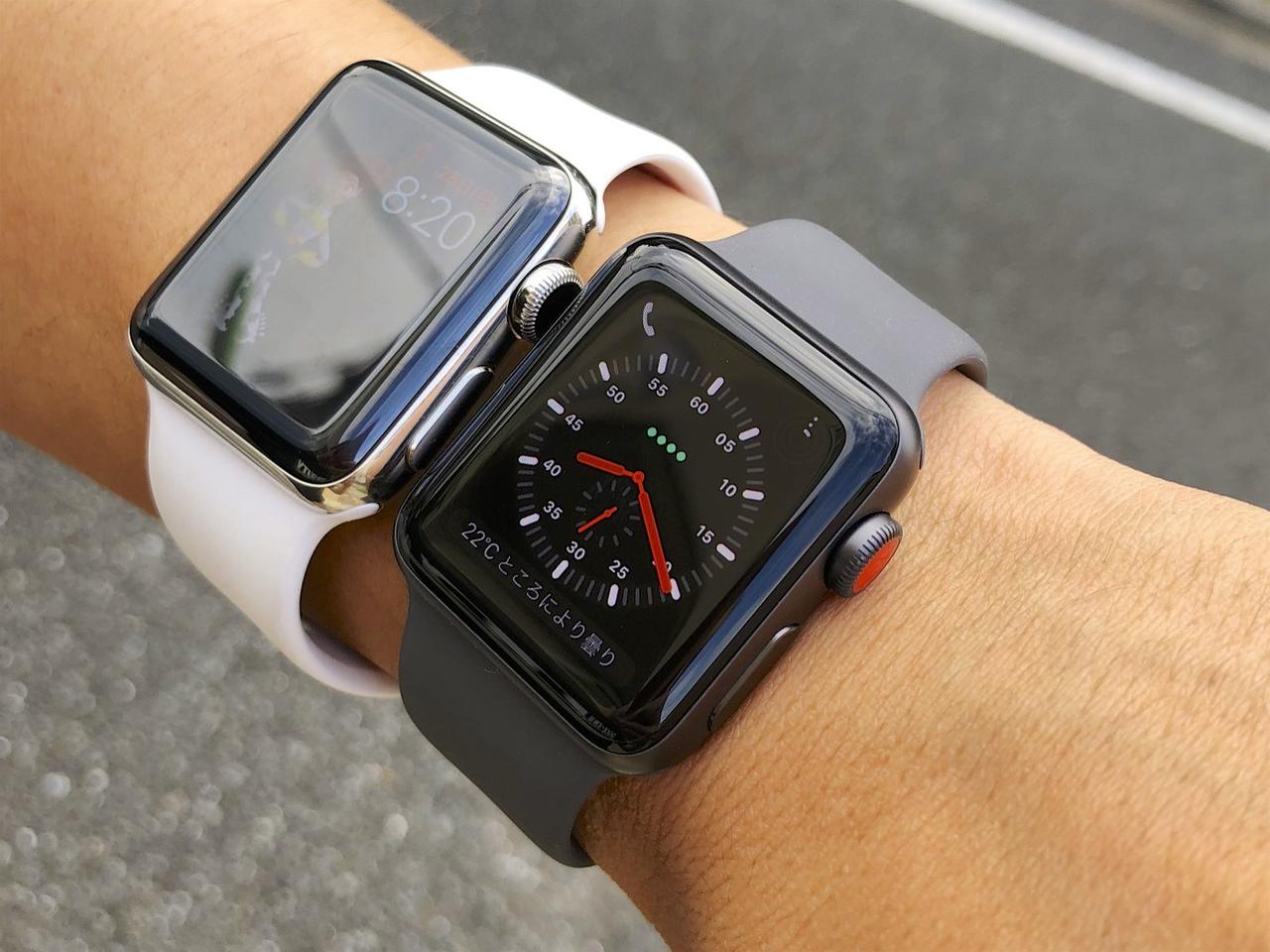 Apple Watchシリーズ2とシリーズ3