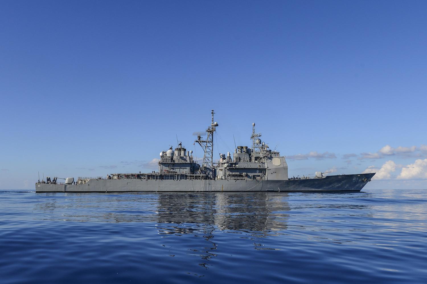 •米海軍　タイコンデロガ級駆逐艦　ロバートスモールズ チャレンジなど 米海軍 タイコンデロガ級駆逐艦 ロバート・スモールズ バックル 現状