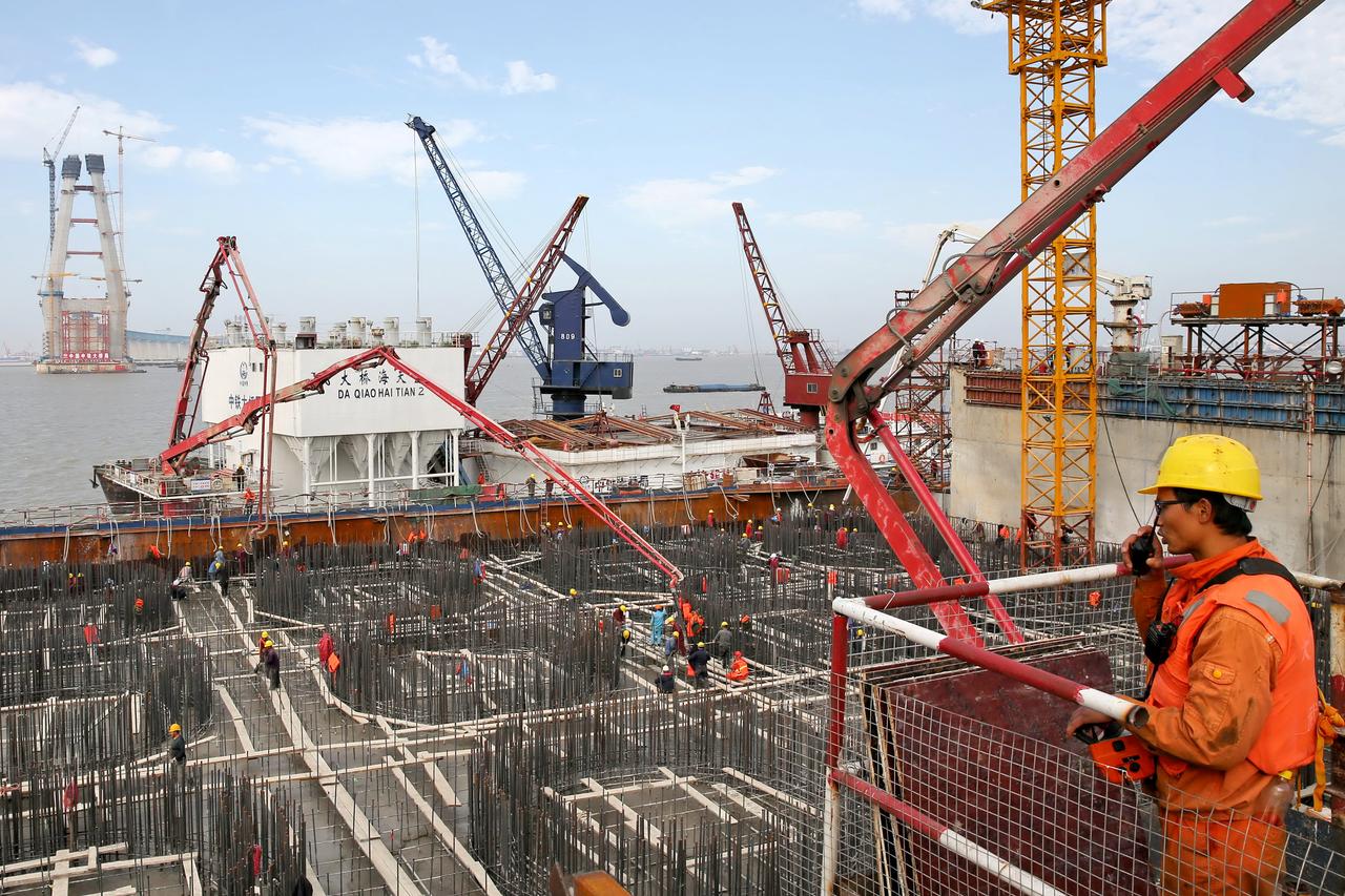 中国の工事現場