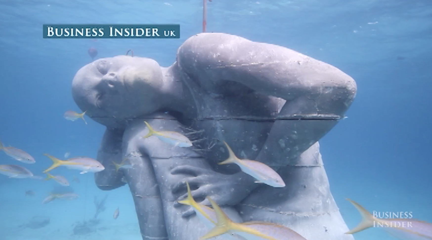 バハマの海に沈む、世界最大の海底彫刻 | Business Insider Japan