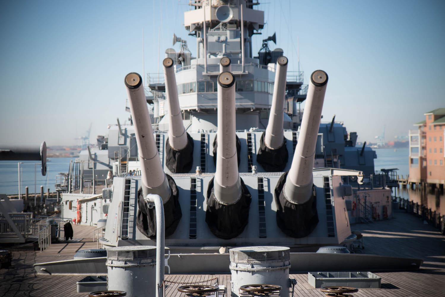 米戦艦ウィスコンシンの船底から発見実物デッドストック M-1へ