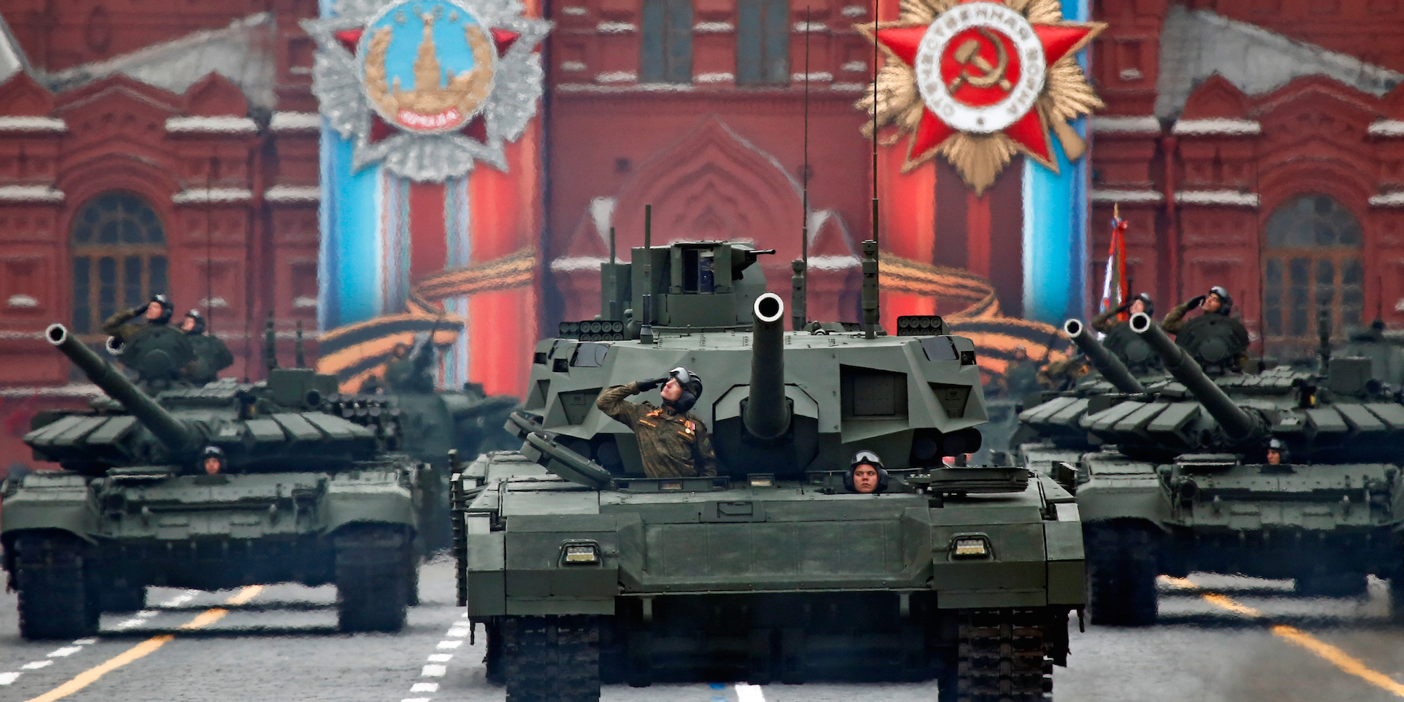 ロシア軍のパレード