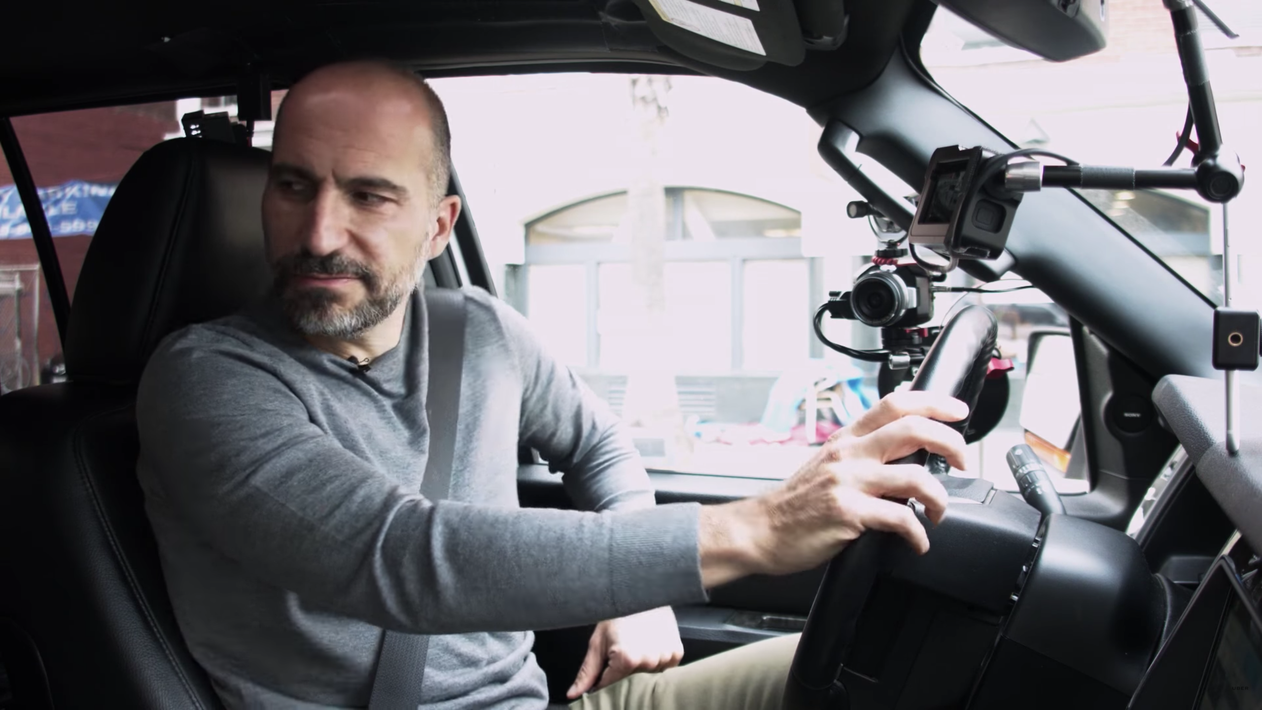 ウーバーCEO、ダラ・コスロシャヒ（Dara Khosrowshahi）氏。