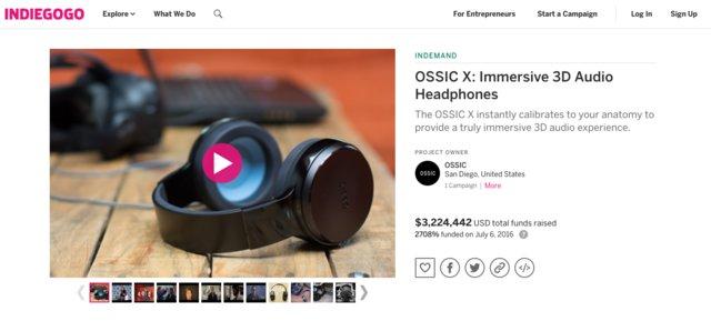 ossic ヘッドフォン トップ