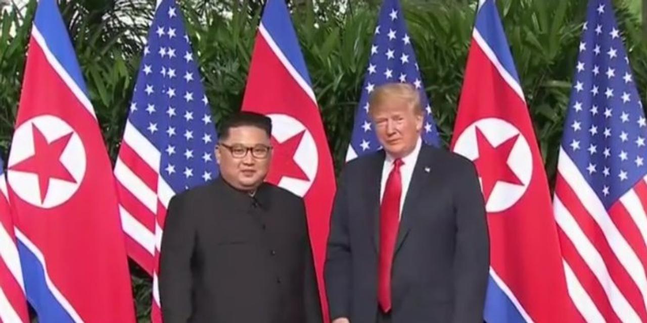 トランプ大統領と金正恩氏