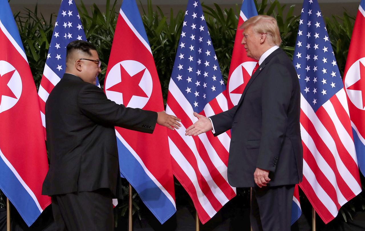ki北朝鮮の金正恩委員長とアメリカのトランプ大統領
