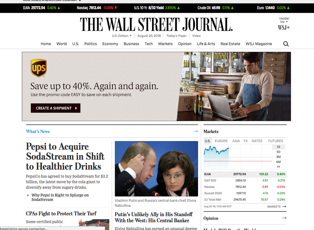 ウォール・ストリート・ジャーナル