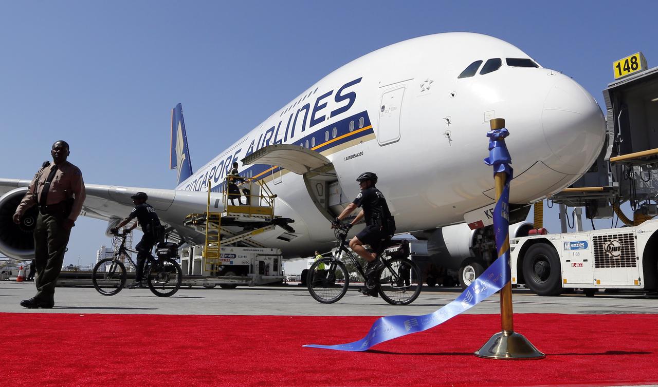 シンガポール航空のエアバスA380