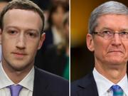 ザッカーバーグ（左）とクック（右）