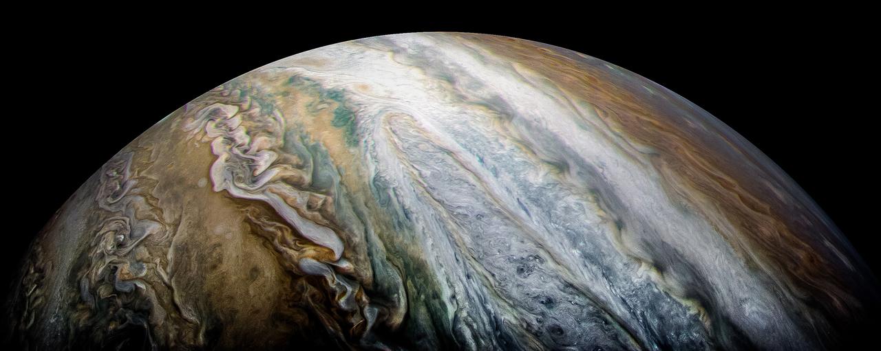 木星の南温帯縞。