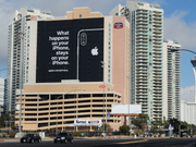アップルがラスベガスで打ち出した広告は、iPhoneがプライバシーを尊重し、保護している点を前面に押し出している。