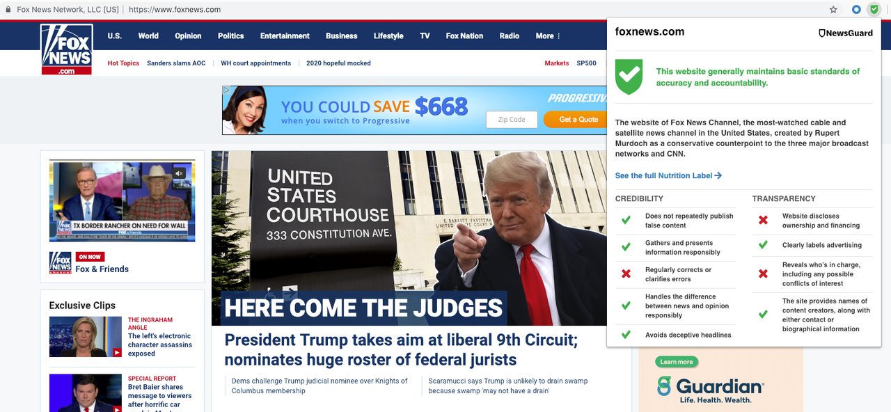 NewsGuardでニュースサイトの信頼性をチェック、Business Insiderの結果は？