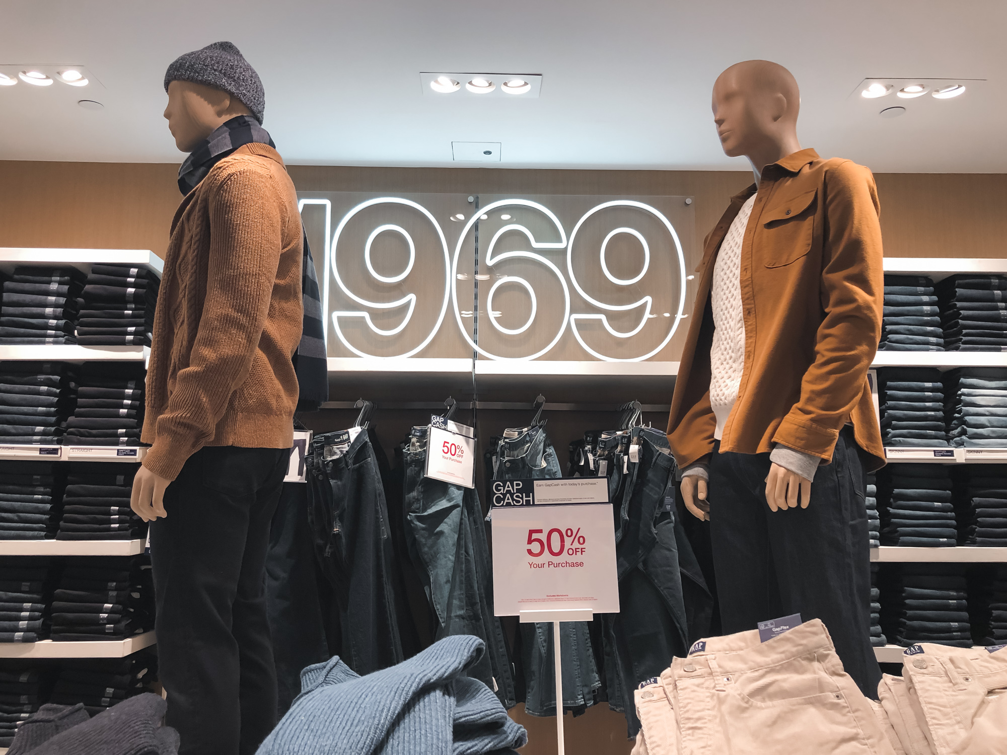 ギャップ売り場