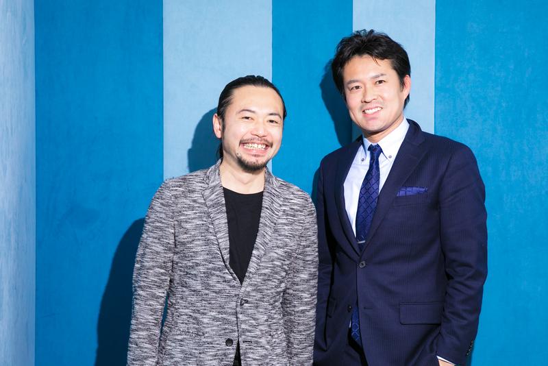 田中先生と寺口さん。