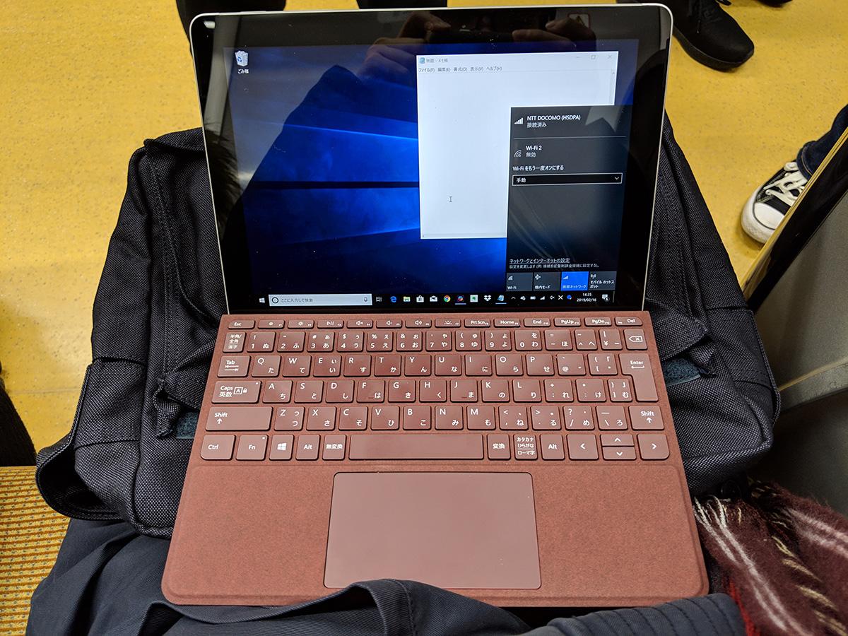 実機レビュー】モバイルPCの決定版・LTE対応｢Surface Go｣は本当に“買い