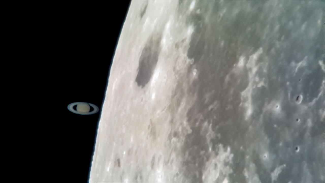月による土星の星食