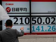 株価ボード。