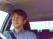 DeNA（ディー・エヌ・エー）の専用車載器の内向きカメラで撮影した映像