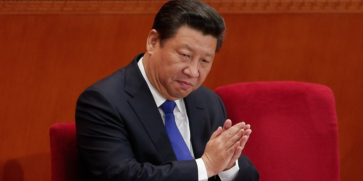 中国の習近平主席。2015年3月。