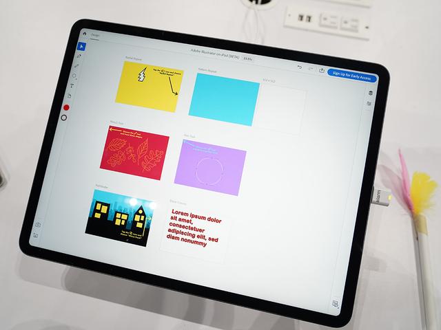 電撃発表の Illustrator Ipad版 の使い勝手はいかに プレビュー版を触ってみた Adobe Max 19 Business Insider Japan