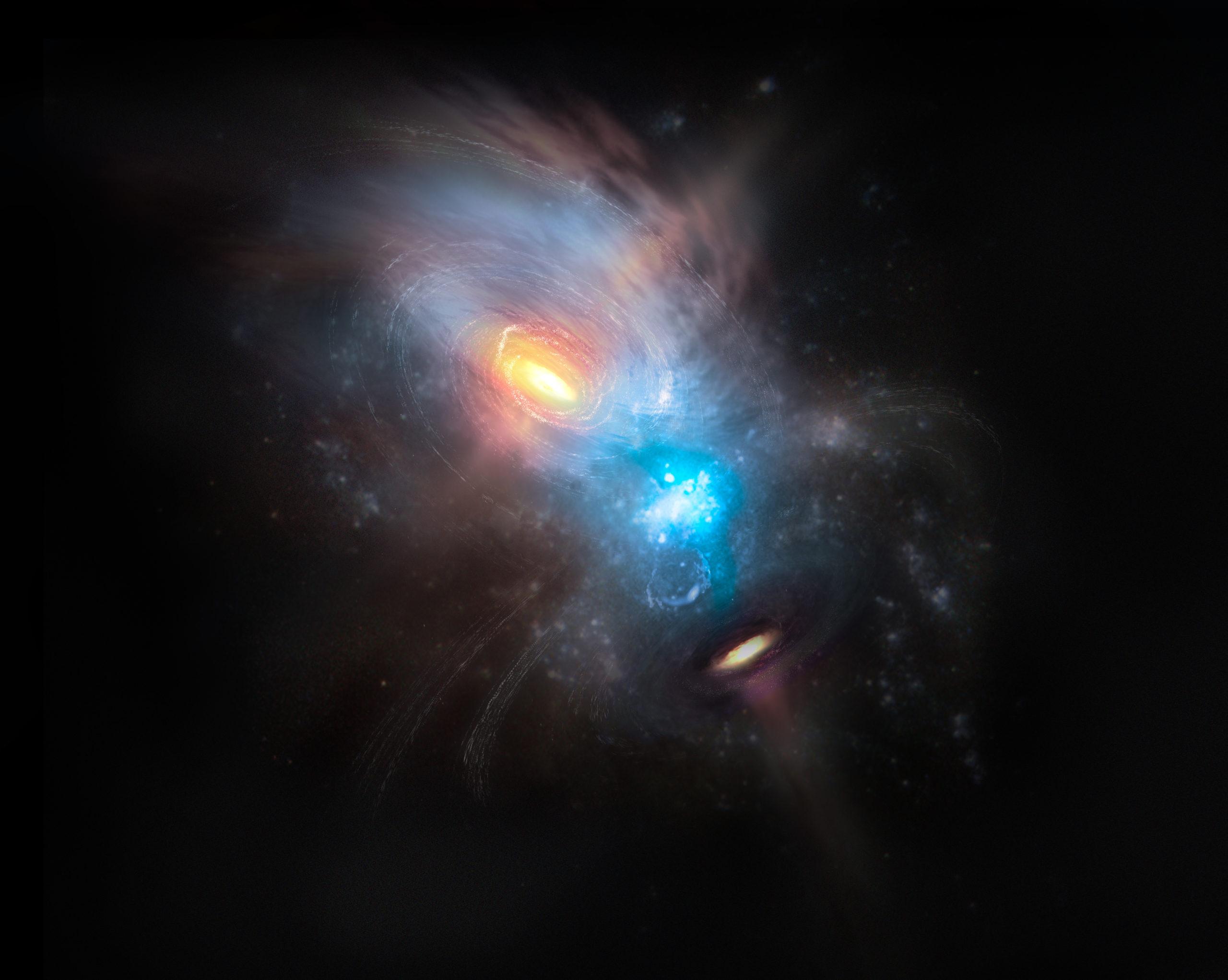 超大質量ブラックホールから吹き出す秒速10万kmのジェット