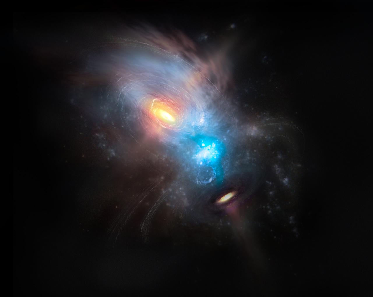 合体銀河NGC 6240