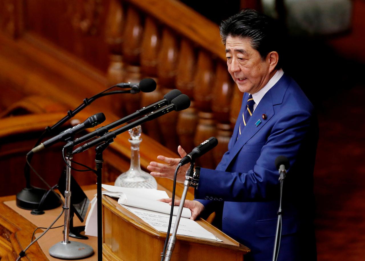 演説では随所に東京オリンピック・パラリンピックに関する話題が散りばめられていた。