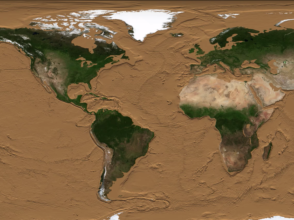 Land Box Ridges NASA animation shows Earth's submerged mountain ranges and ancient land ...