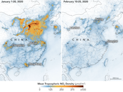 中国の大気汚染が劇的に改善