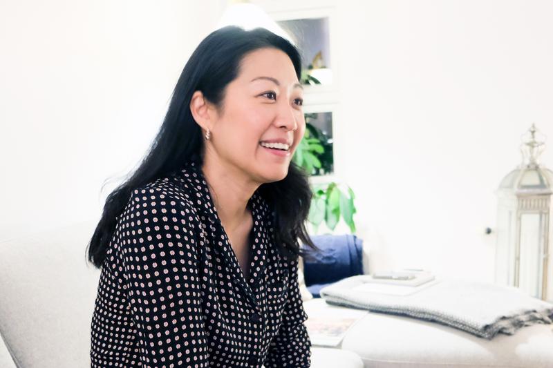 櫻井友子さん、話し姿
