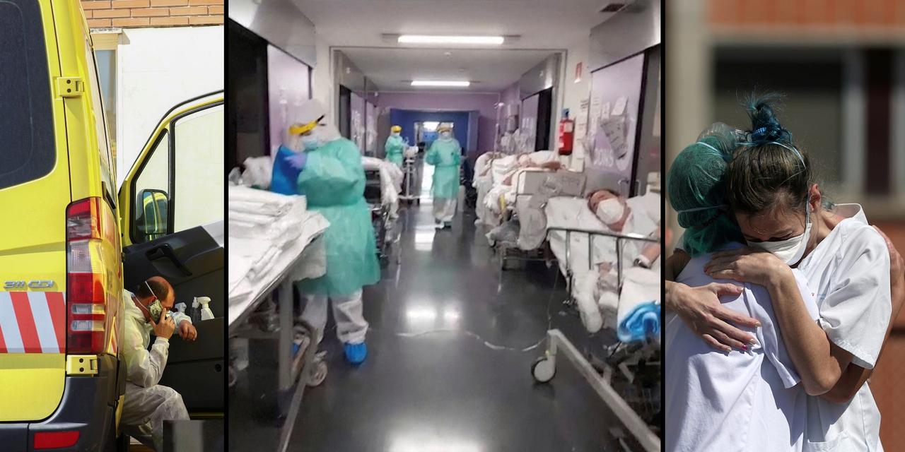 スペインの医療従事者の苦悩