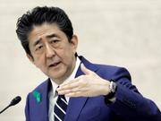 記者会見した安倍晋三首相（2020年4月17日）