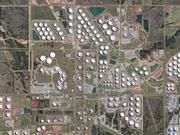 クッシング 原油 オクラホマ州 衛星画像