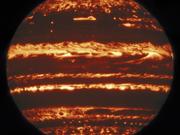 2019年5月29日、ジェミニ天文台によって赤外線で観測された木星。