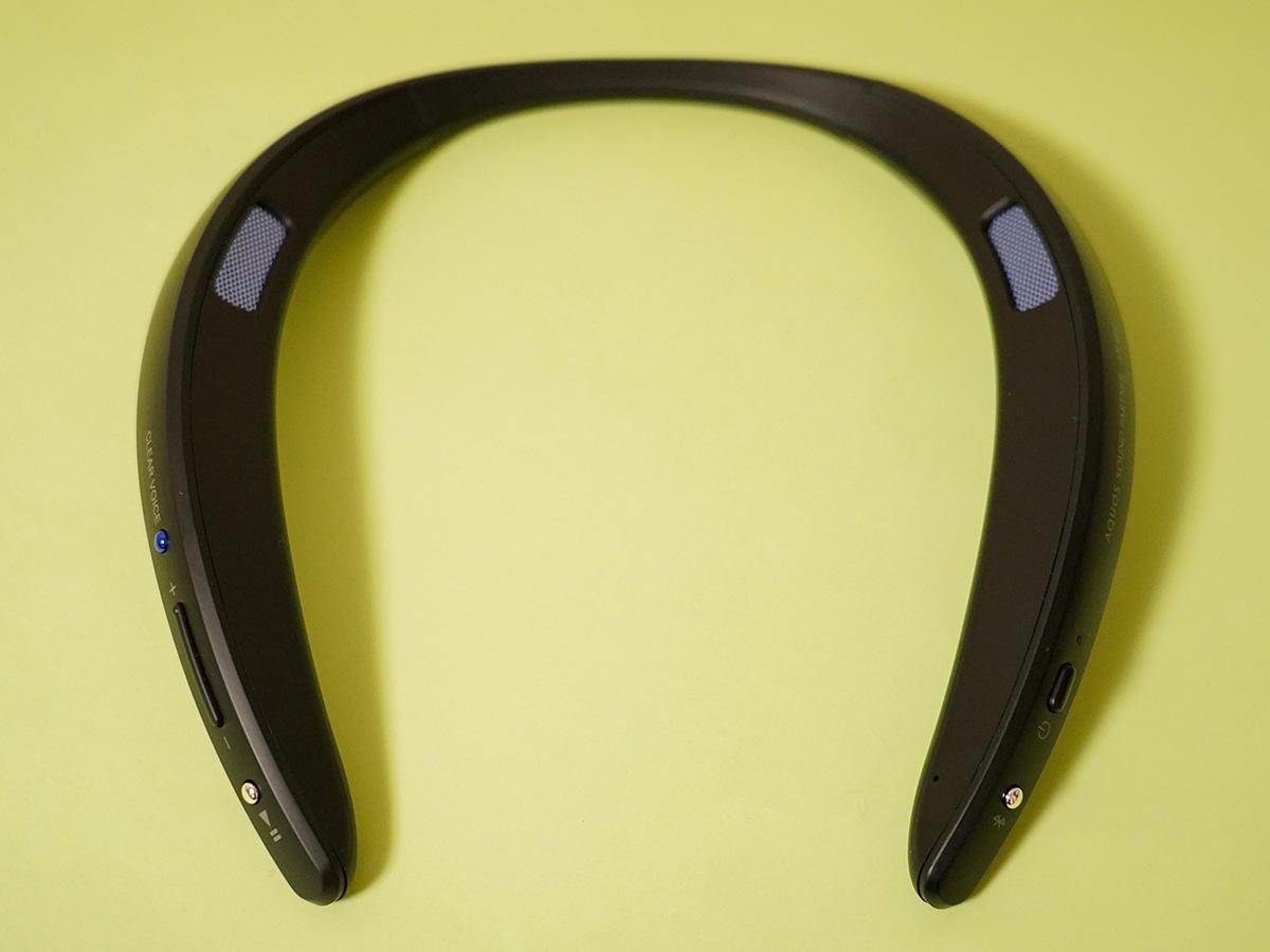 テレワークの耳のストレスを解消？ シャープの最新ネック