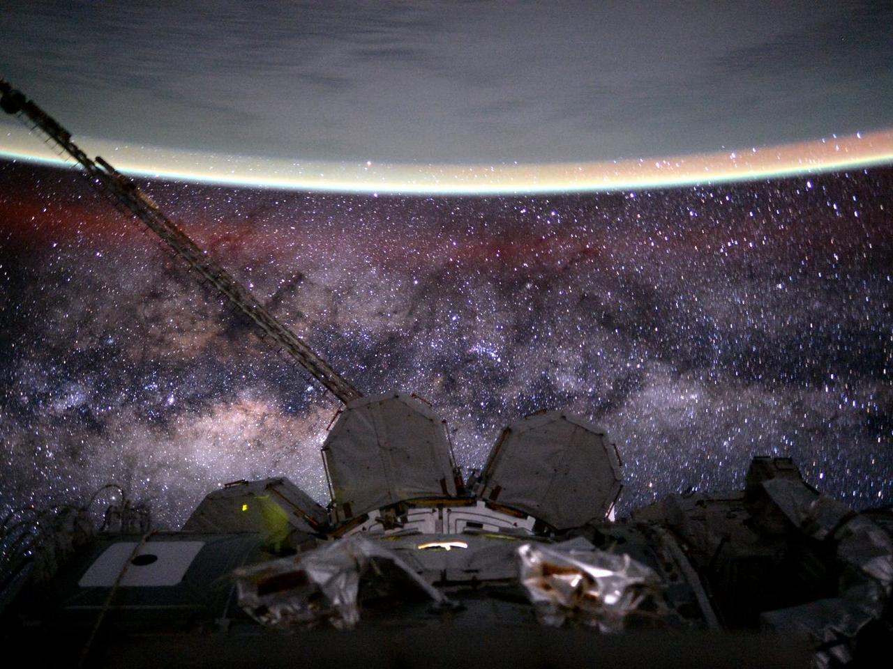 ISSからの天の川銀河