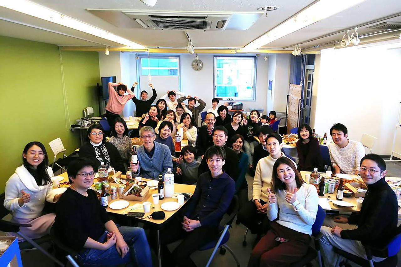 ETIC.新年会の様子。