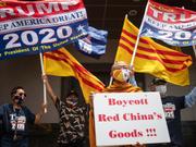 アメリカ 中国共産党 抗議