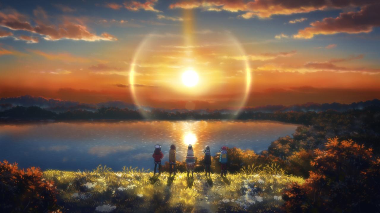 背景美術の美しさも『ゆるキャン△』の魅力だ。