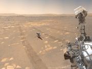 NASAの火星探査車が撮影した写真。