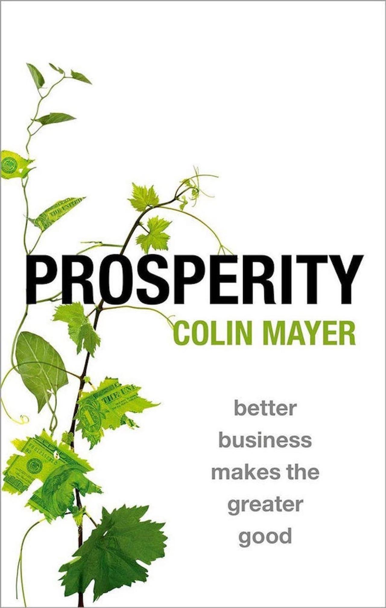 Colin Mayer, Prosperity: Better Business Makes the Greater Good