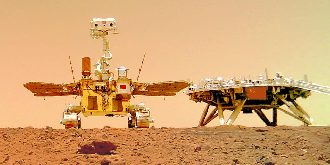  Mars Rover, released by the China Manned Space Agency on June 11.