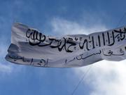 The Taliban flag.