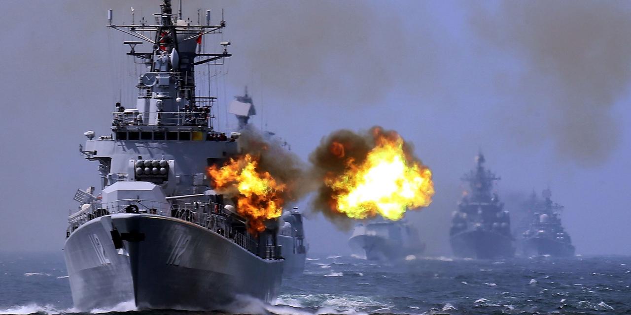 1週間にわたる中露海軍演習に参加した中国の誘導ミサイル駆逐艦｢ハルビン112号｣。