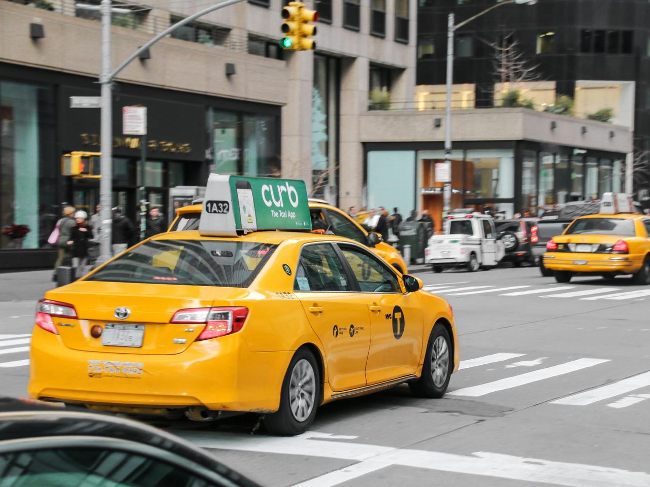New York City cabs hailed through Curb saw a 152% increase between April and July 2021.